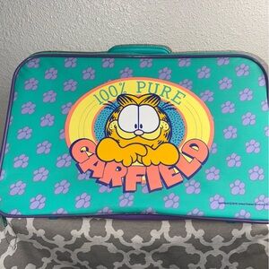 Garfield Kids Suitcase - Teal and Purple
